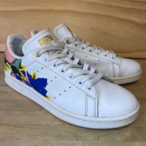 Adidas Stan Smith x Her Studio London Floral Burst Women's Size 8 Sneaker Shoe